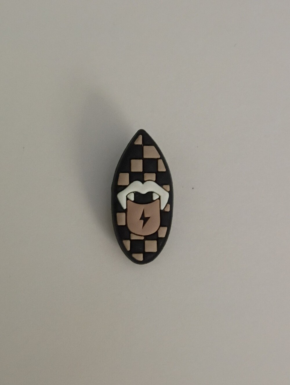 10 for $10 Jibbitz Croc Charm - Surfboard w/ Vampire Lips Tongue Lightning Bolt